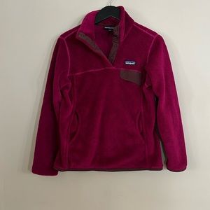 Purple Patagonia Re-Tool pullover | Purple
